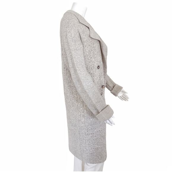 LULU'S Cuddle Club NEW Beige Long Sleeve Sweater Coat Cream Oatmeal Size M Comfy - Picture 7 of 10